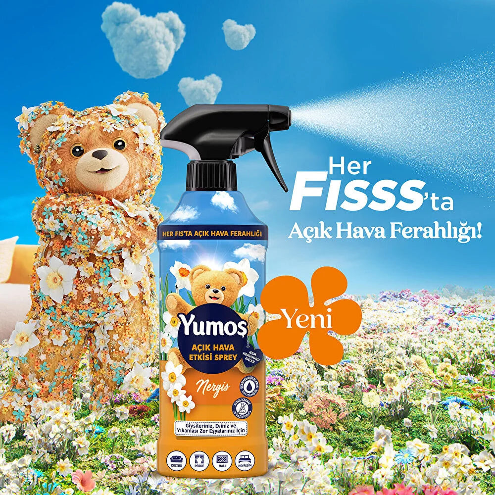 Yumoş Ev & Kumaş Spreyi Nergis 430 ml